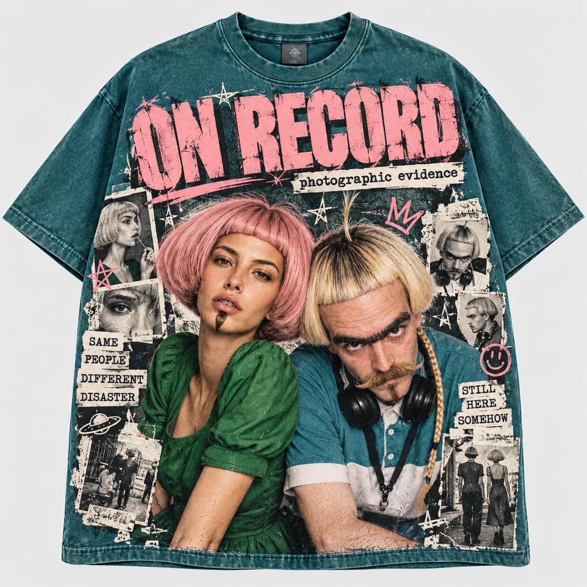 ON RECORD supplied front mockup