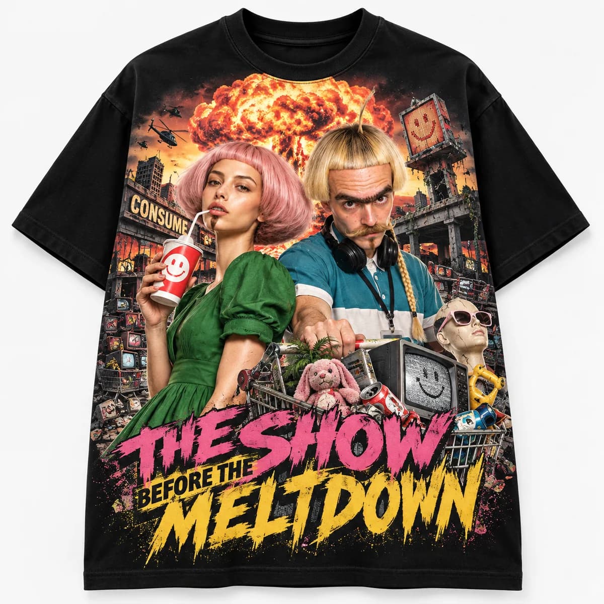 THE SHOW BEFORE THE MELTDOWN supplied front mockup